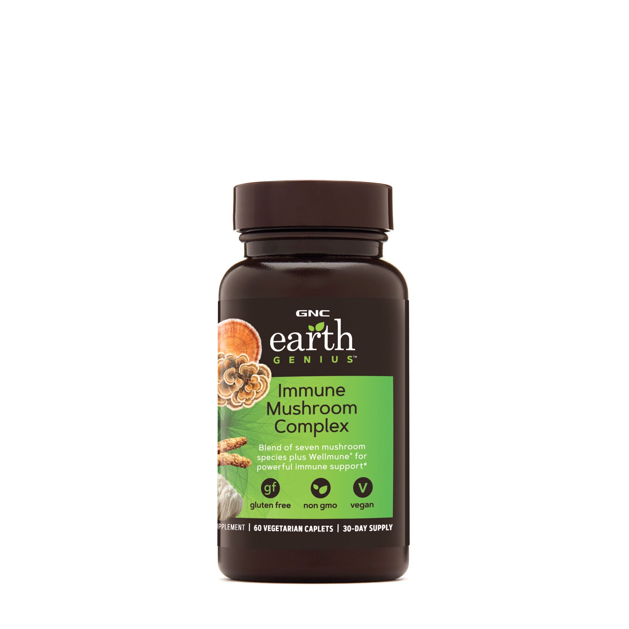 Earth Genius™ Immune Mushroom Complex in Vegetarian Caplets GNC